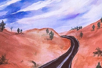 Acrylic Painting: Road Less Traveled